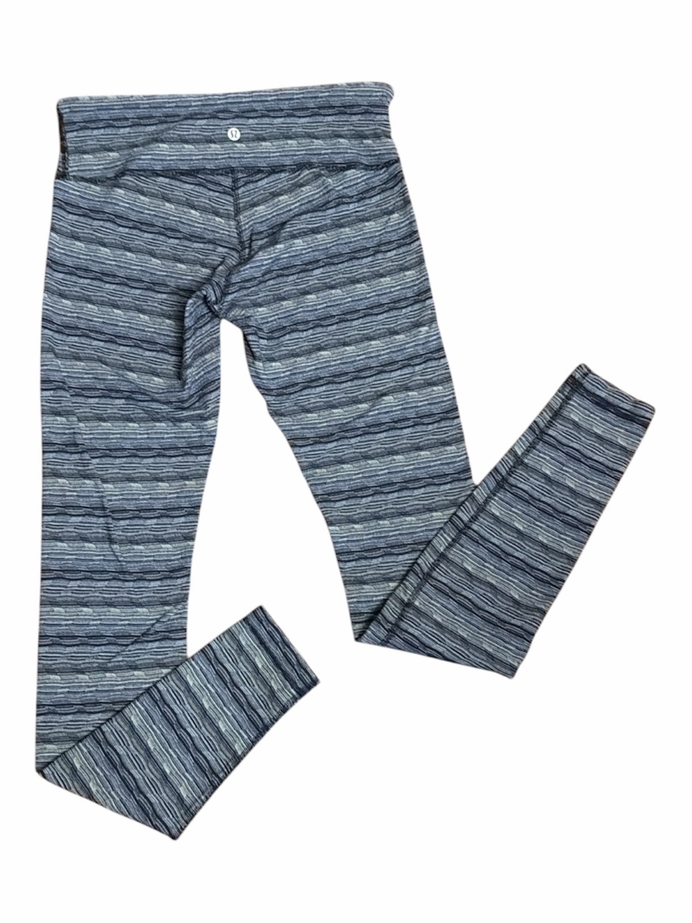 lululemon athletica Wunder Under Sapphire Blue Multi Stripe 8